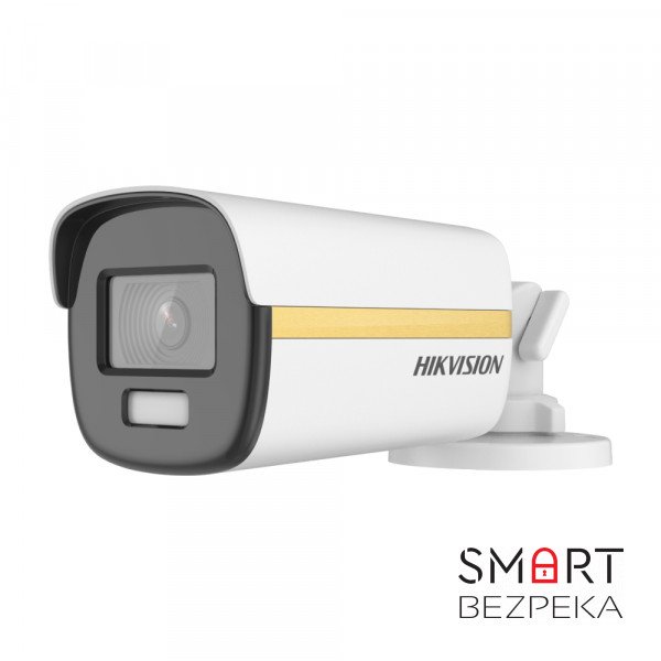 HD-TVI відеокамера 2 Мп Hikvision DS-2CE12DF3T-F (3.6 мм) ColorVu з вбудованим мікрофоном для системи відеонагляду