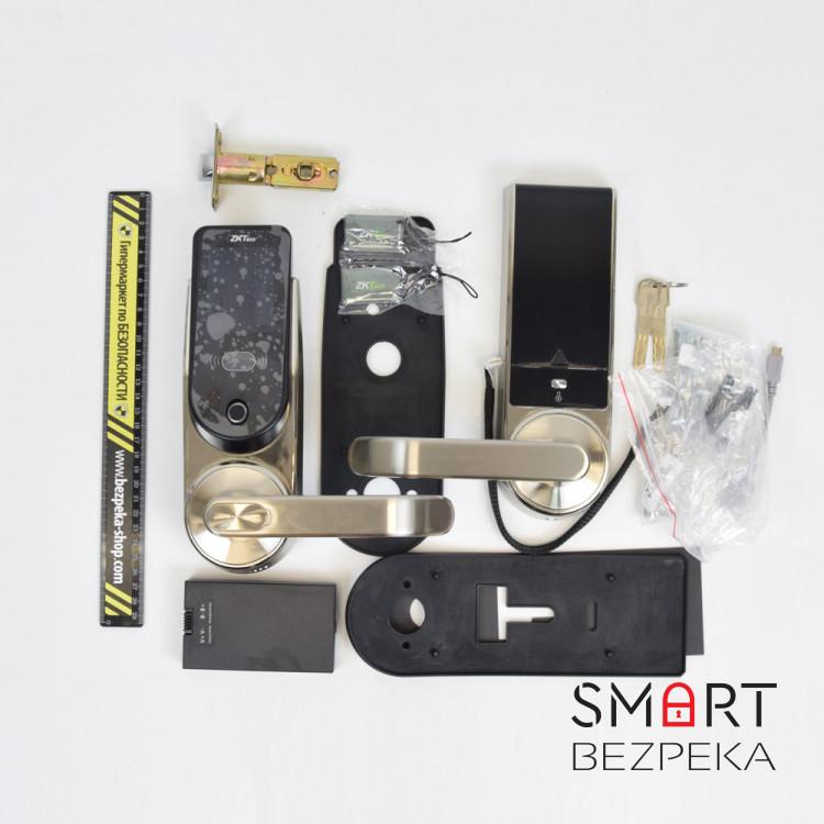 Smart замок ZKTeco HBL100B с Bluetooth, сканированием лица, отпечатка пальца, карт Mifare