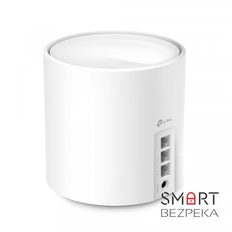 Домашняя Mesh Wi-Fi система TP-LINK DECO X50 1PK AX3000 3xGE LANWAN MU-MIMO OFDMA (DECO-X50-1-PACK)