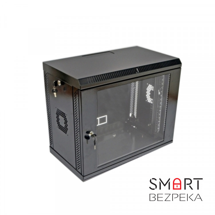 Шафа серверна CMS 9U 600 х 350 х 507 UA-MGSWA935B для мережевого обладнання