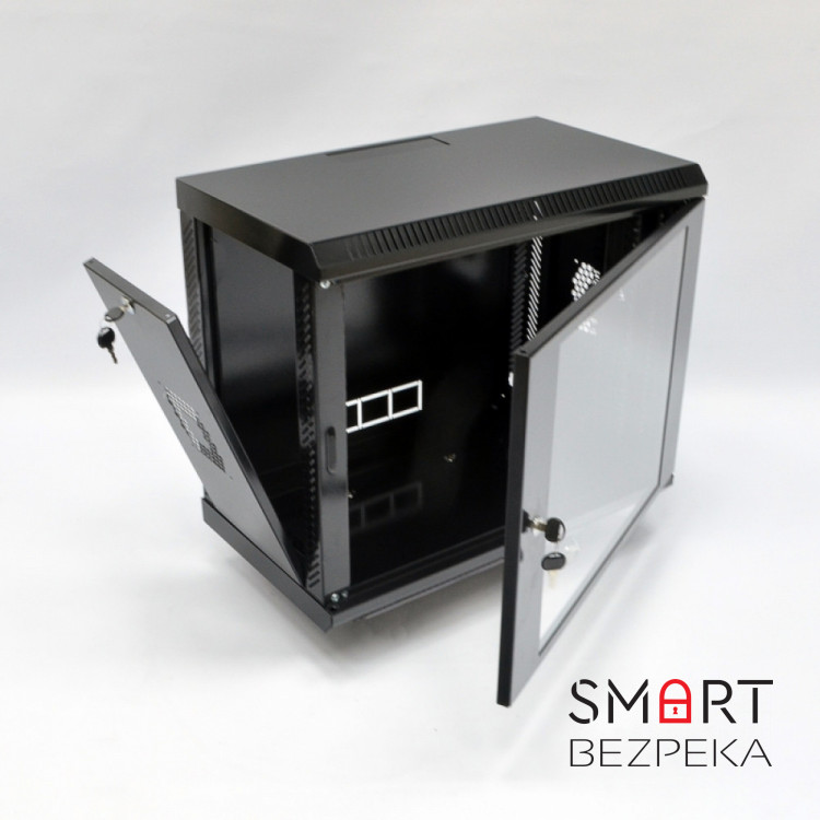 Шафа серверна CMS 9U 600 х 350 х 507 UA-MGSWA935B для мережевого обладнання