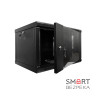 Шкаф серверный SteelNet 7U 600 x 400 для сетевого оборудования (стекло, черный)