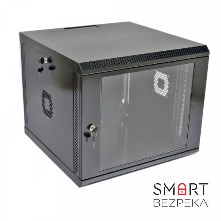 Шкаф серверный CMS 9U 600 х 600 х 507 UA-MGSWA96B для сетевого оборудования