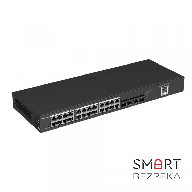 Комутатор Ruijie Reyee RG-NBS3100-24GT4SFP керований 28-портовий без PoE