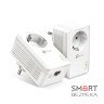 Комплект адаптерів TP-Link Powerline TL-PA7017P KIT із вбудованою розеткою