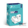 Комплект адаптерів TP-Link Powerline TL-PA7017P KIT із вбудованою розеткою