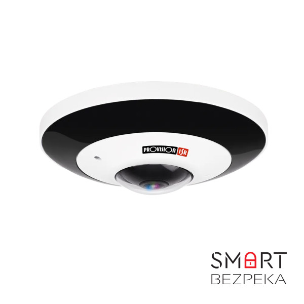 IP-видеокамера Fish-Eye 5 Мп Provision-ISR FEI-360IPN (1.07 мм) антивандальная cо встроенным микрофоном для системы видеонаблюдения