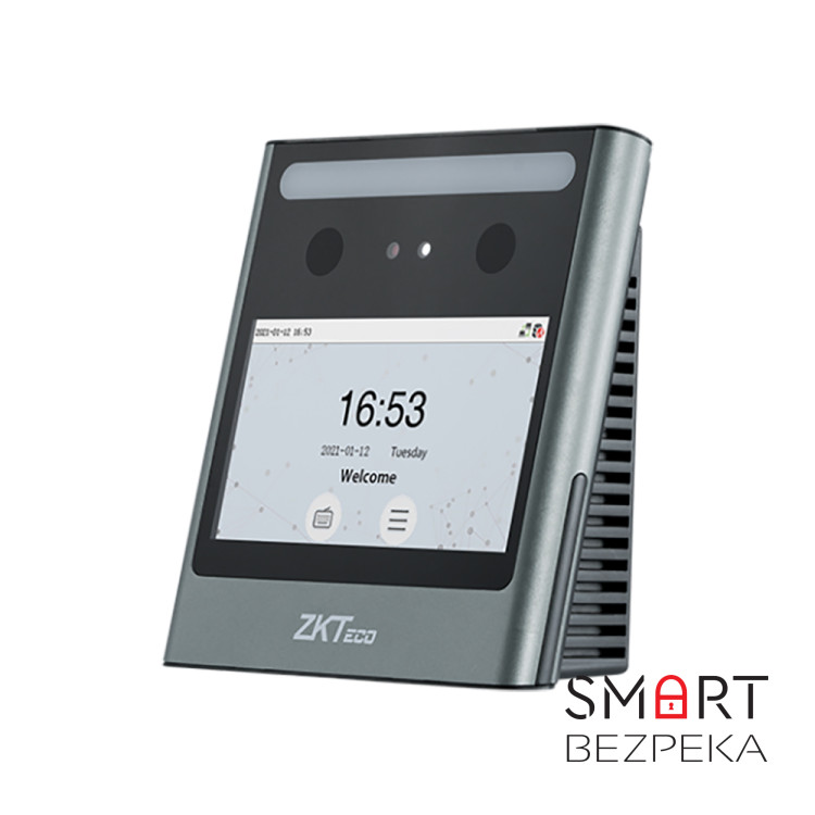 Біометричний термінал розпізнавання облич зі зчитувачем карт Mifare з Wi-Fi ZKTeco EFace10 Desktop