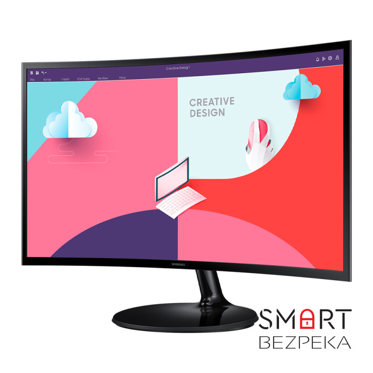 Монітор 27" Samsung LS27C360 Curved VA Black (LS27C360EAIXCI)