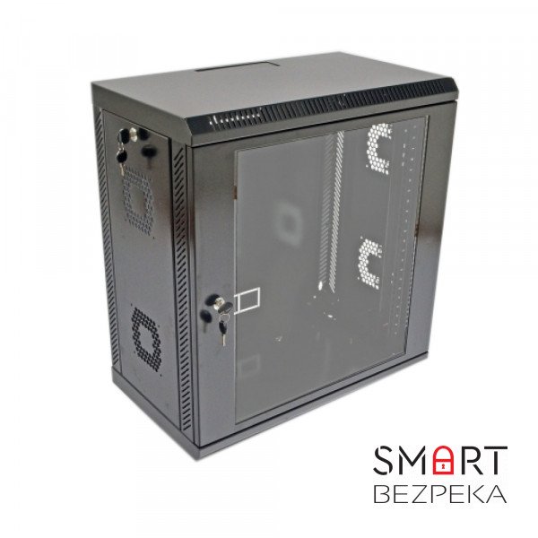 Шафа серверна CMS 12U 600 х 350 х 640 UA-MGSWA1235B для мережевого обладнання
