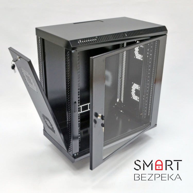 Шкаф серверный CMS 12U 600 х 350 х 640 UA-MGSWA1235B для сетевого оборудования