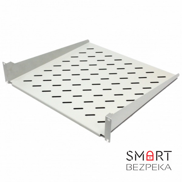Полиця консольна CMS UA-SHC400G 19" 2U 400 мм сіра