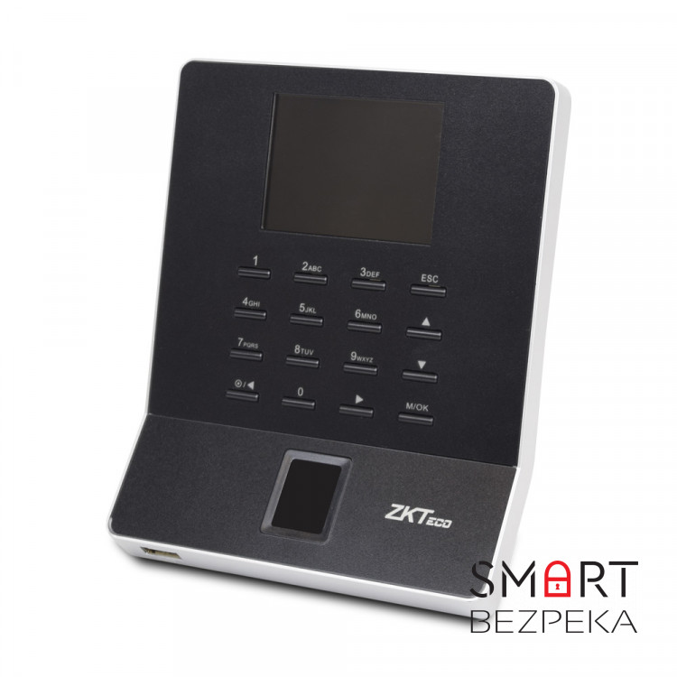 Біометричний термінал ZKTeco WL20 black зі зчитувачем відбитка пальця з Wi-Fi