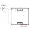 Шафа серверна CMS 12U 600 х 600 х 640 UA-MGSWL126G для мережевого обладнання