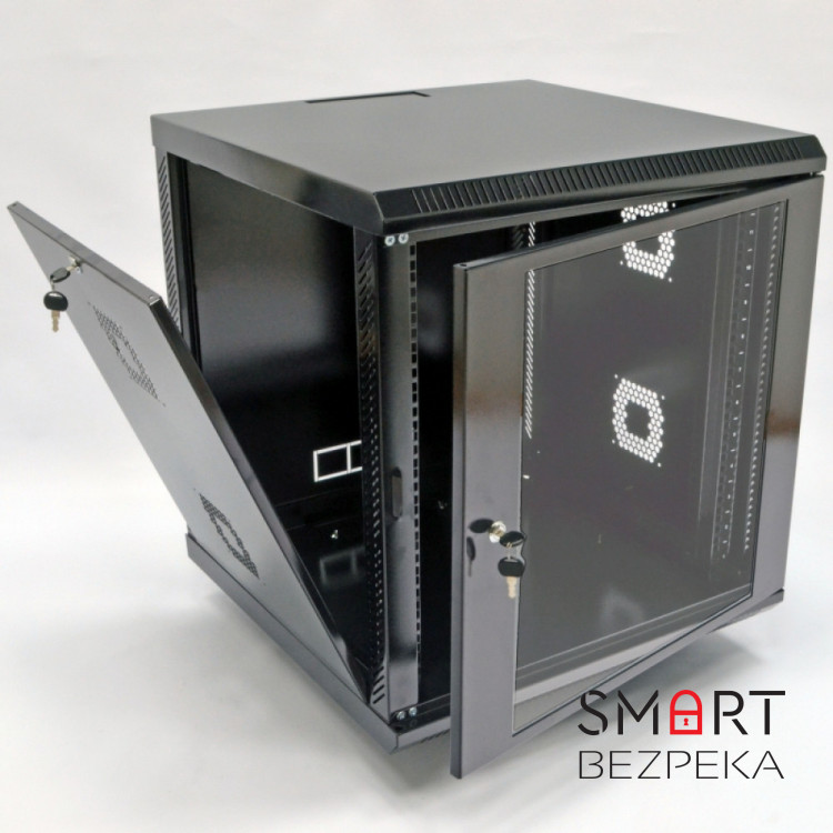 Шафа серверна CMS 12U 600 х 600 х 640 UA-MGSWA126B для мережевого обладнання
