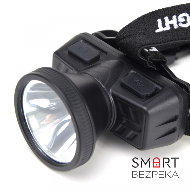 Налобний LED ліхтар SUPERFIRE HL51, що перезаряджається, з потужністю 2.5 Вт