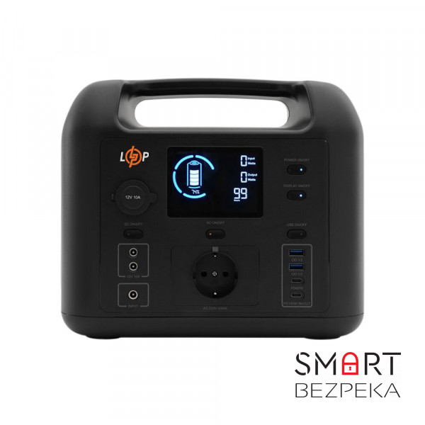 Багатофункціональна портативна зарядна станція Logicpower LP CHARGER 500 (500W, 518Wh)