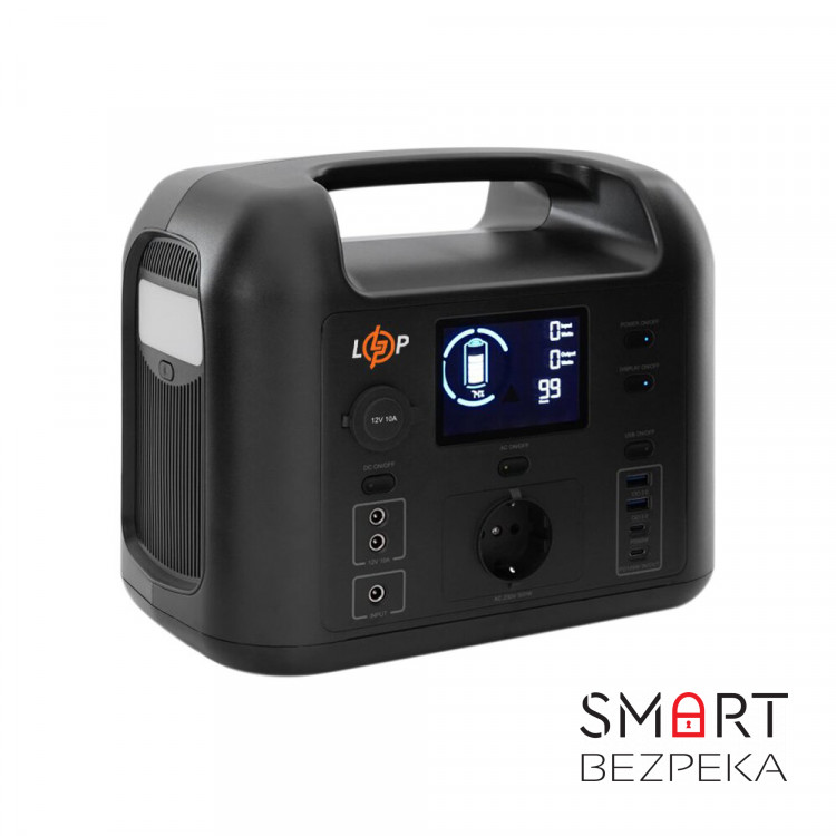 Багатофункціональна портативна зарядна станція Logicpower LP CHARGER 500 (500W, 518Wh)