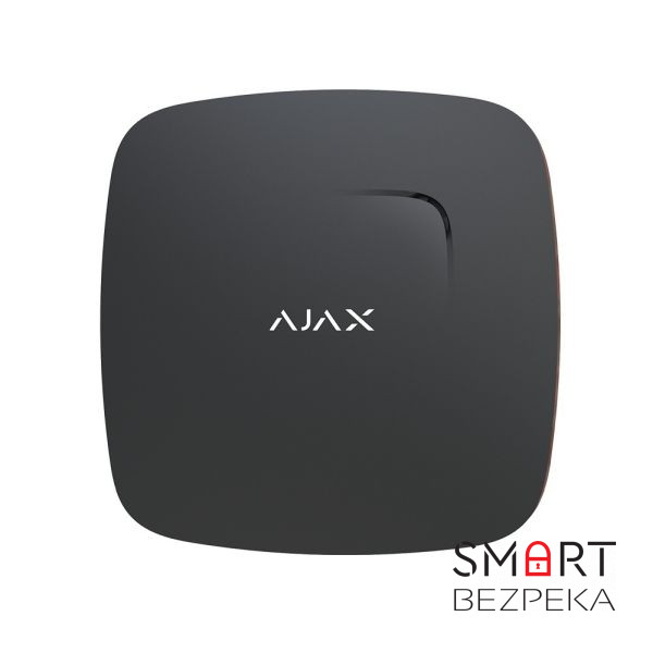 Бездротовий датчик диму Ajax FireProtect black