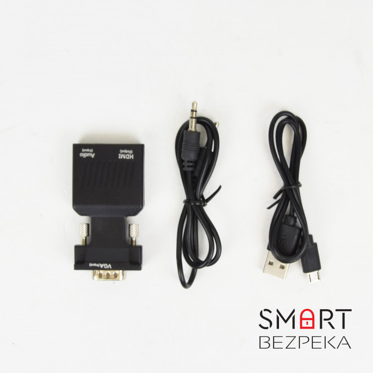 Конвертер відеосигналу ATIS VGA-HDMI-C з кабелями