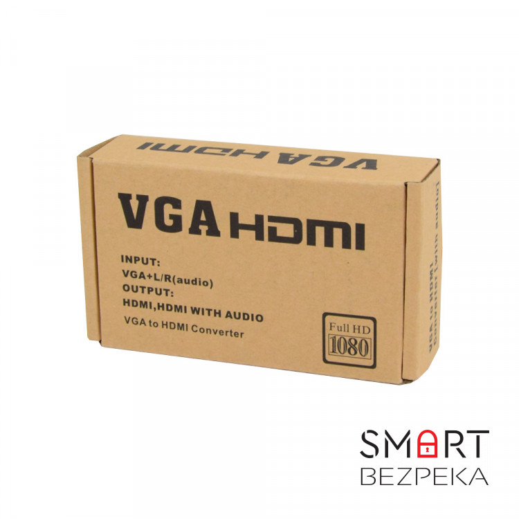 Конвертер видеосигнала ATIS VGA-HDMI-C с кабелями