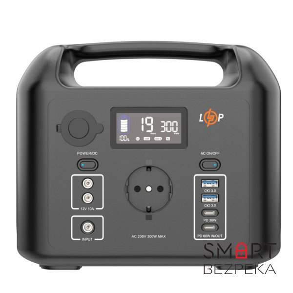 Многофункциональная портативная зарядная станция Logicpower LP CHARGER 300 (300W, 320Wh)