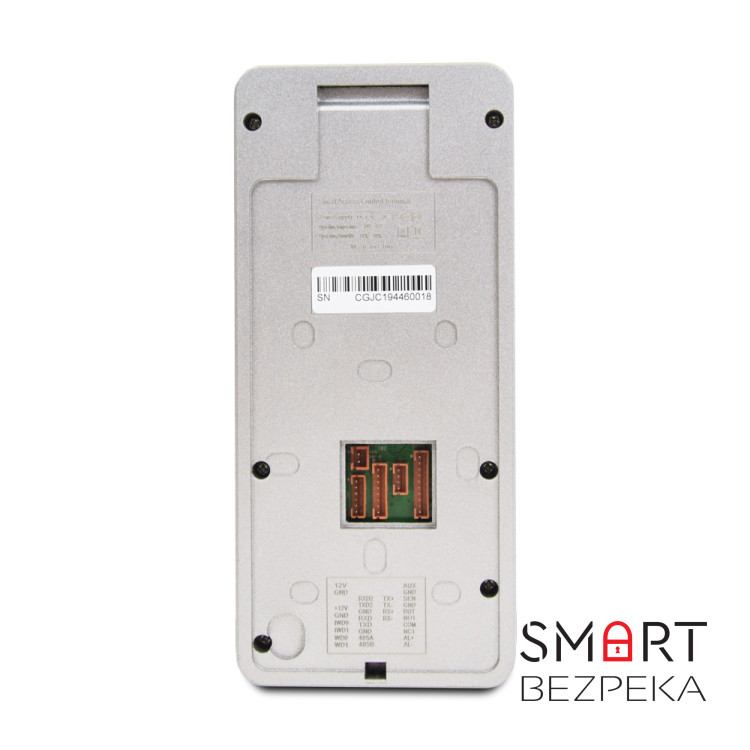 Біометричний термінал розпізнавання облич зі зчитувачем карт Mifare з Wi-Fi та функцією домофонії ZSmart ZKTeco SpeedFace-V5L