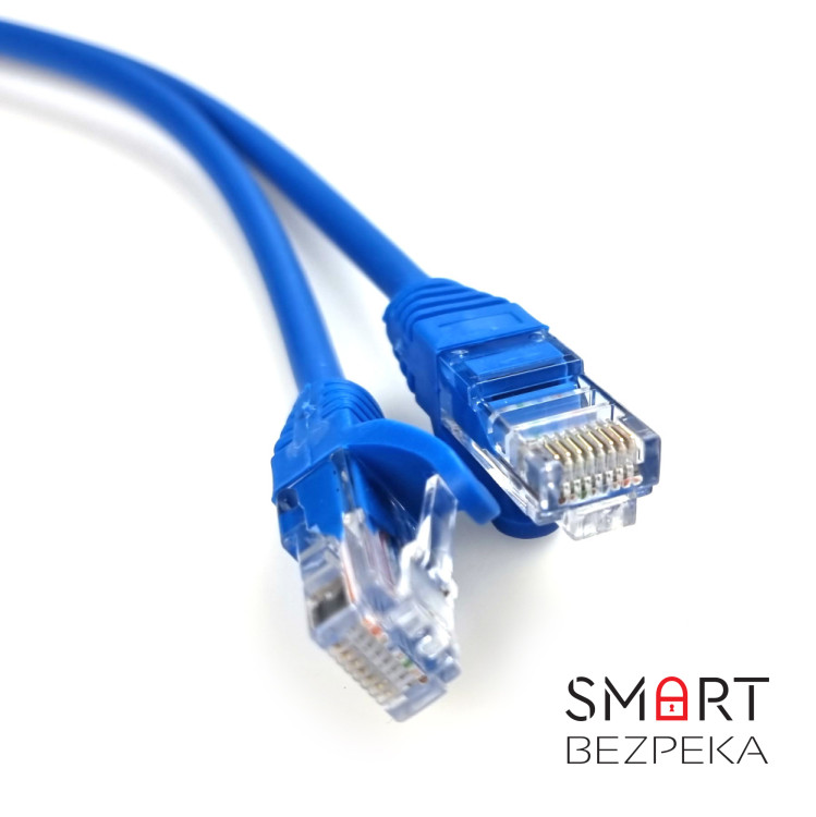 Патч-корд Hypernet PC-UTP-05M 0.5м литой синий UTP RJ45 кат. 5Е