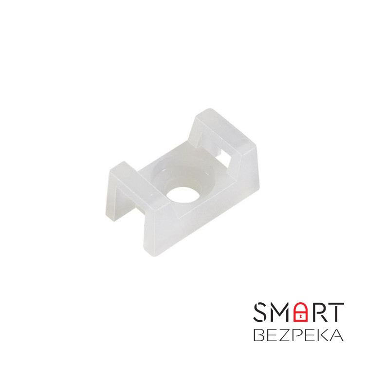 Монтажний комплект: Стяжка Relfix 5 x 450 мм (100 шт/уп) біла + Майданчик для стяжки під дюбель 16 x 22 мм білий (100шт)+ Дюбелі швидкого монтажу 6 x 40 мм потай (100 шт/уп)