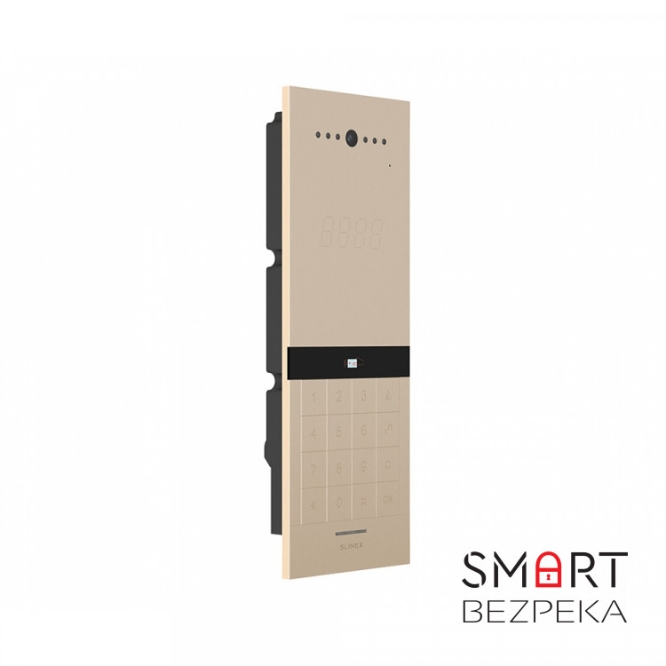 Відеопанель виклику Slinex Sitara (gold) для IP-домофонів