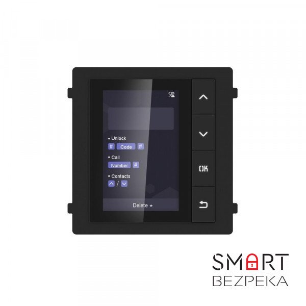 Модуль з монітором Hikvision DS-KD-DIS для роботи з відеопанеллю DS-KD8003-IME1