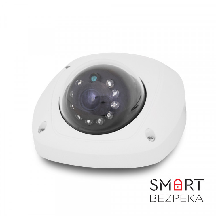 AHD-відеокамера вулична 2 Мп ATIS AAD-2MIRA-B3/2,8 (Audio) з вбудованим мікрофоном для системи відеонагляду в автомобілі