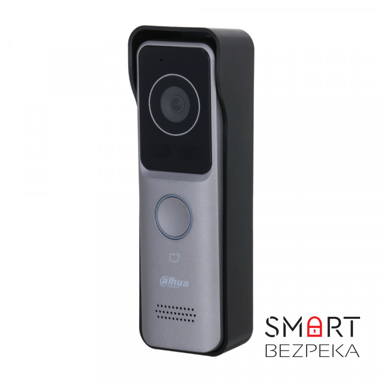 Wi-Fi видеопанель 2 Мп со считывателем Mifare Dahua DHI-VTO2311R-WP для IP-домофонов