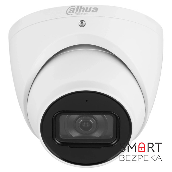 IP-відеокамера 4 Мп Dahua DH-IPC-HDW3441EM-S-S2 (2.8 мм) із вбудованим мікрофоном та відеоаналітикою для системи відеоспостереження