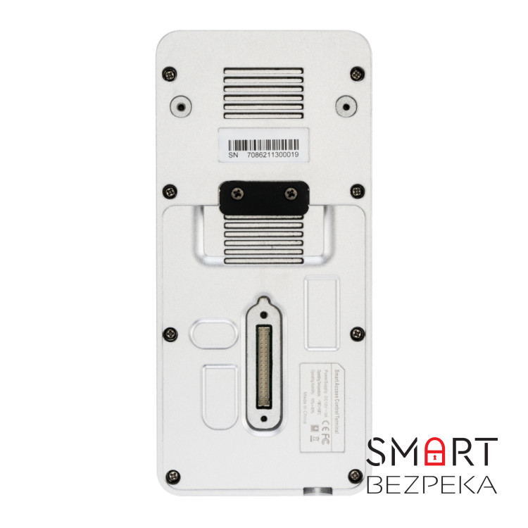 Біометричний термінал розпізнавання облич і долонь зі зчитувачем карт EM-Marine/Mifare з WiFi ZKTeco SpeedFace M4 вологозахищений