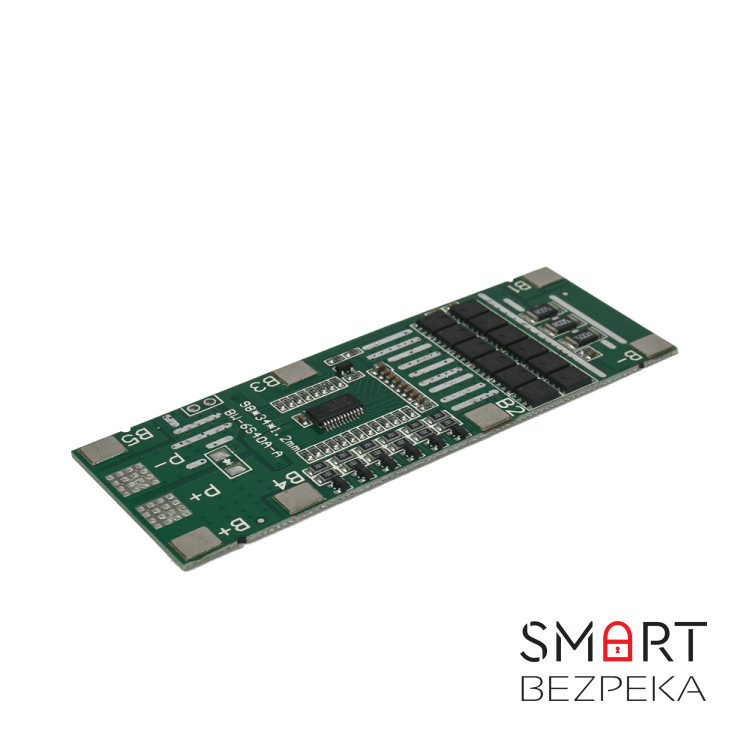 Універсальний BMS-модуль 6S 24V 40A з балансуванням