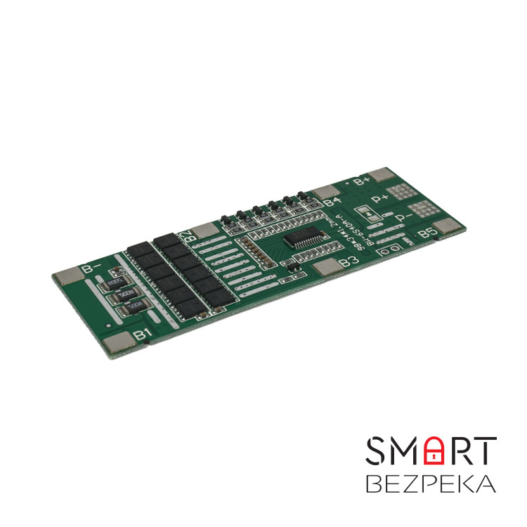Универсальный BMS-модуль 6S 24V 40A с балансировкой