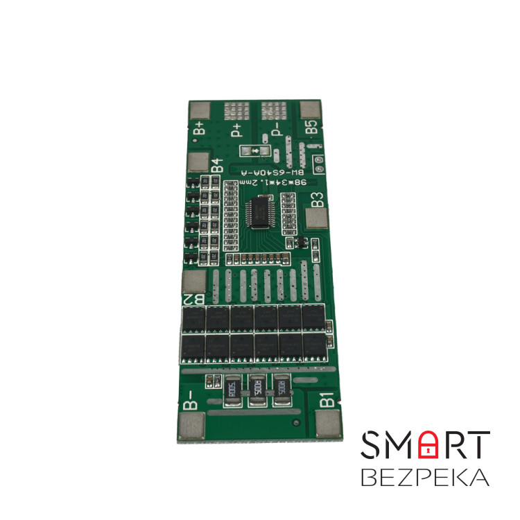 Универсальный BMS-модуль 6S 24V 40A с балансировкой