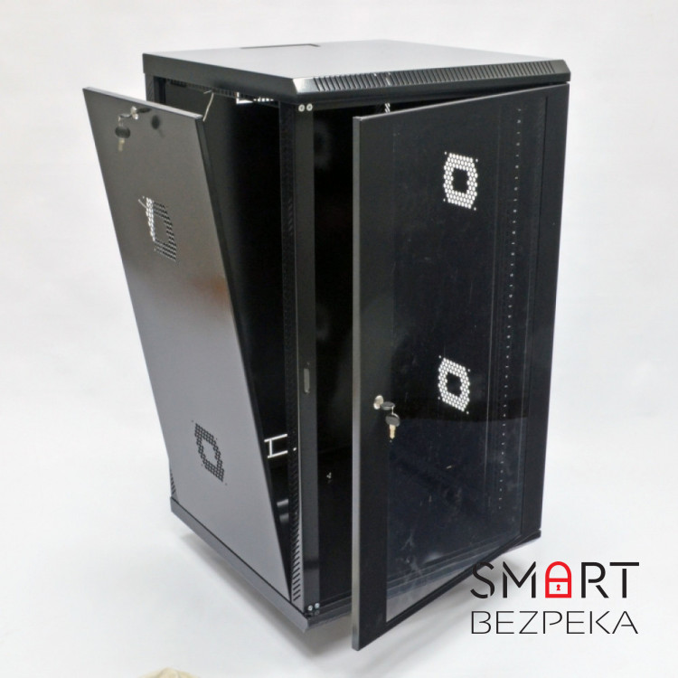 Шафа серверна CMS 21U 600 х 800 х 1040 UA-MGSWA218B для мережевого обладнання