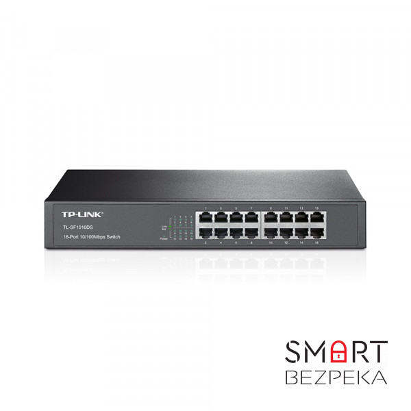 Комутатор TP-Link TL-SF1016DS 16-портовий некерований