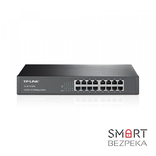Комутатор TP-Link TL-SF1016DS 16-портовий некерований