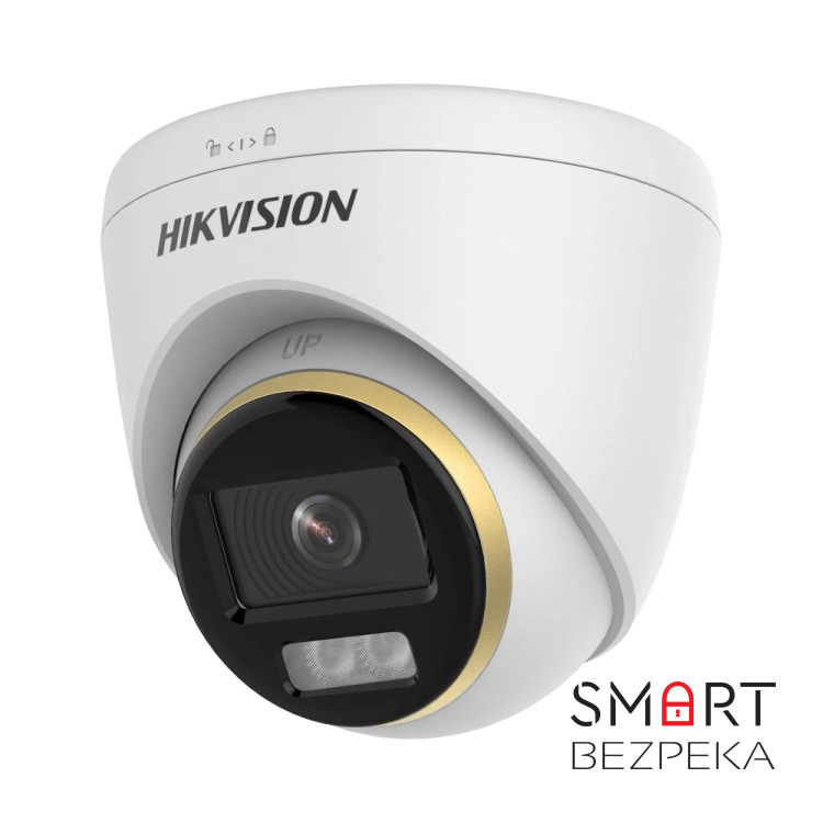 HD-TVI видеокамера 3К Hikvision DS-2CE72KF3T-L (2.8 мм) з подвійним підсвічуванням для системи відеонагляду