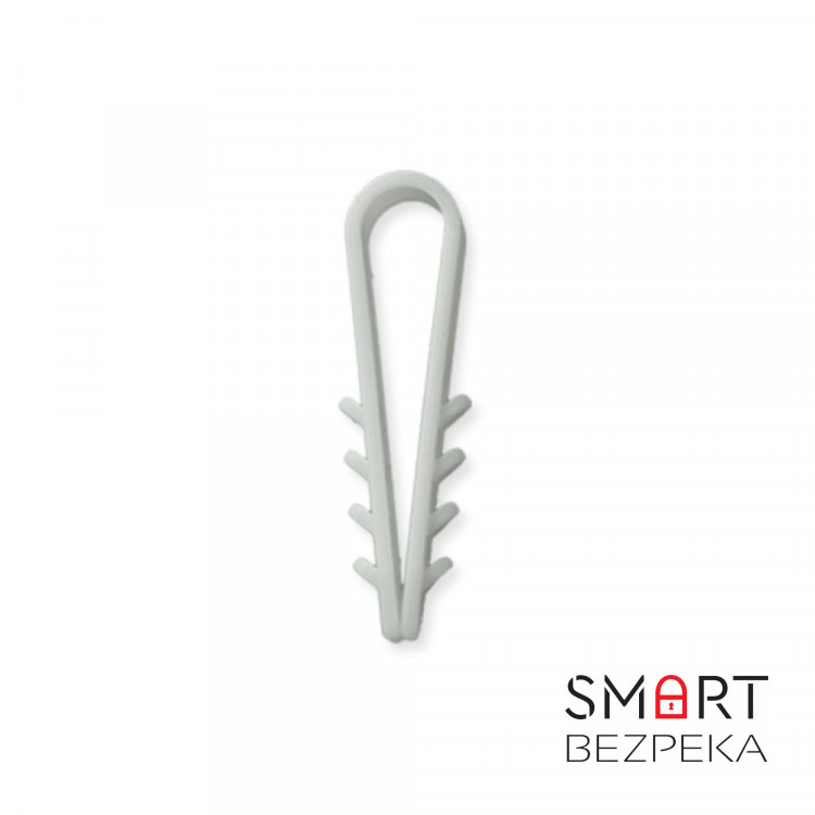 Дюбель-хомут елочка Relfix 8 мм (100 шт/уп) белый