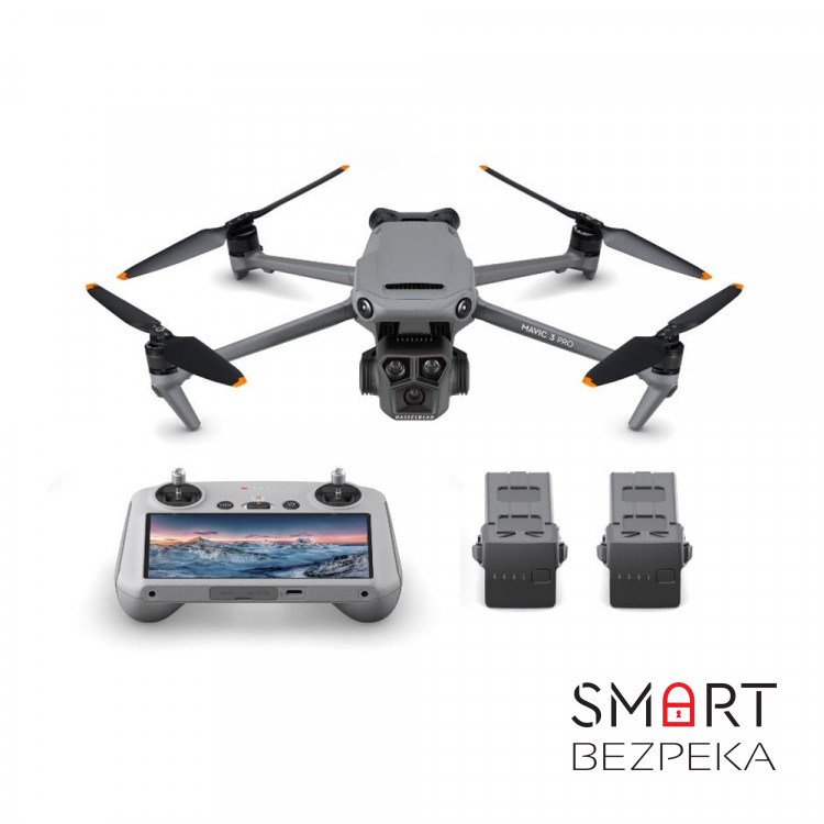 Квадрокоптер DJI Mavic 3 Pro Fly More Combo з DJI RC (CP.MA.00000660.01) з 3 камерами
