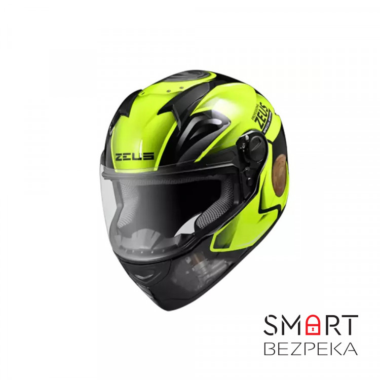 Мотошолом інтеграл Zeus ZS-811 жовтий неон (розмір S)
