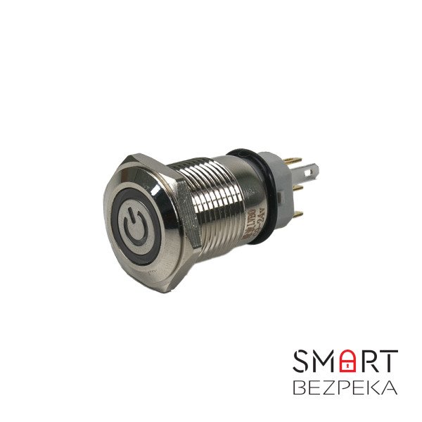 Кнопка антивандальна LB16A-P11Z/E+DYG9-24V/N