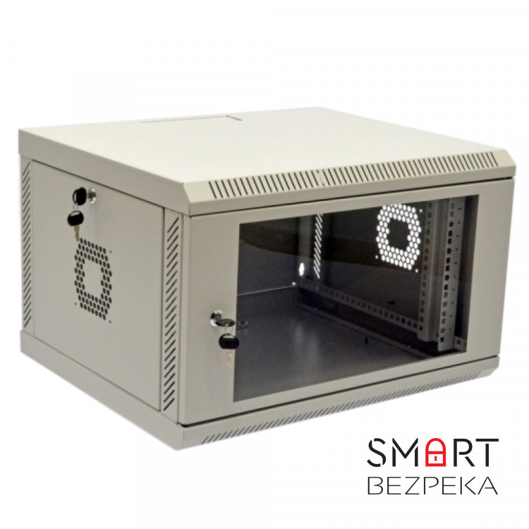 Шафа серверна CMS 6U 600 х 500 х 373 UA-MGSWA65G для мережевого обладнання