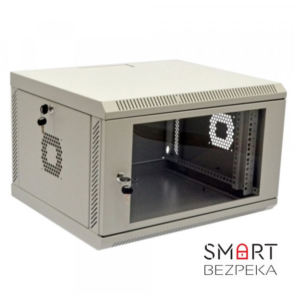 Шафа серверна CMS 6U 600 х 500 х 373 UA-MGSWA65G для мережевого обладнання