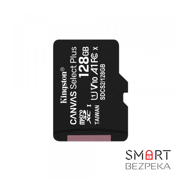 Карта пам'яті Kingston microSDXC 128GB Canvas Select Plus Class 10 UHS-I U1 V10 A1 (SDCS2/128GBSP)