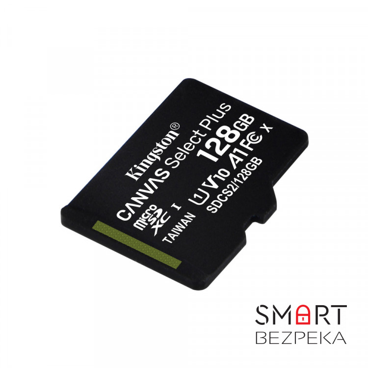 Карта пам'яті Kingston microSDXC 128GB Canvas Select Plus Class 10 UHS-I U1 V10 A1 (SDCS2/128GBSP)
